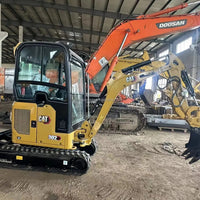 Caterpillar 302 CR Mini Excavator Side View