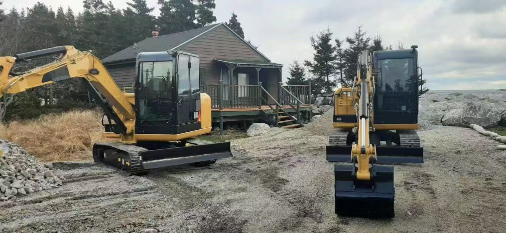 Used CAT 306E2 Excavators Operating Successfully at Lakeside Property in Halifax Canada - Client Feedback