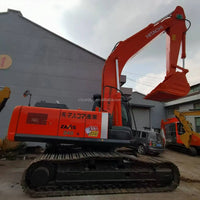 	Used Hitachi ZX240-3G Front View Hydraulic Crawler Excavator