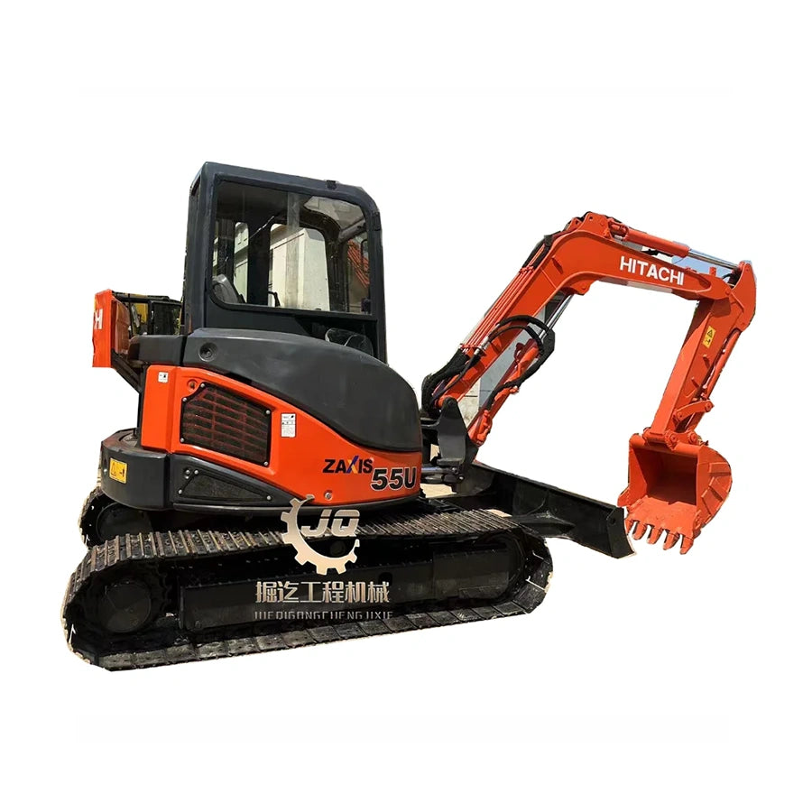 	Hitachi ZX55U Compact Crawler Excavator Side View